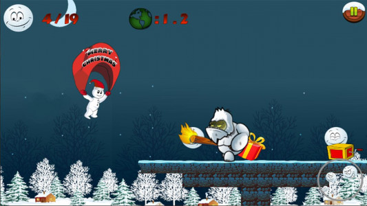 اسکرین شات بازی Snowman Run 2
