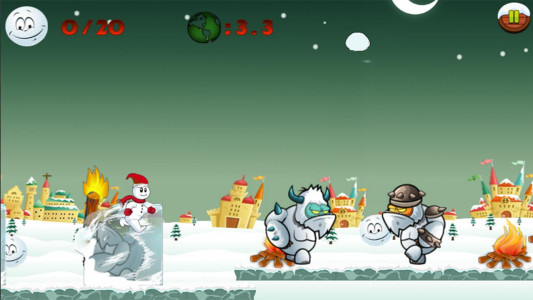 اسکرین شات بازی Snowman Run 7