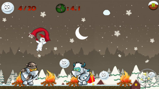 اسکرین شات بازی Snowman Run 4