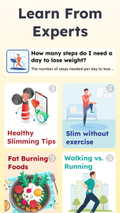 اسکرین شات 4 برنامه Step Counter & Pedometer