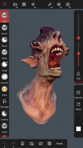 اسکرین شات 7 برنامه Nomad Sculpt
