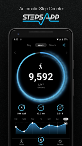 اسکرین شات برنامه StepsApp – Step Counter 1