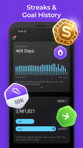 اسکرین شات برنامه StepsApp – Step Counter 4