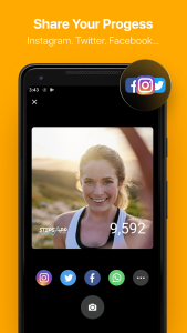 اسکرین شات 5 برنامه StepsApp – Step Counter
