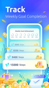 اسکرین شات برنامه StepWin-Pedometer&Step Tracker 3