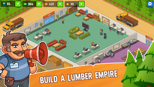 اسکرین شات بازی Lumber Inc Tycoon 1
