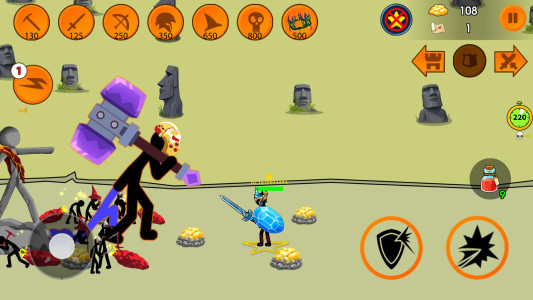 اسکرین شات 1 بازی Stick King Returns