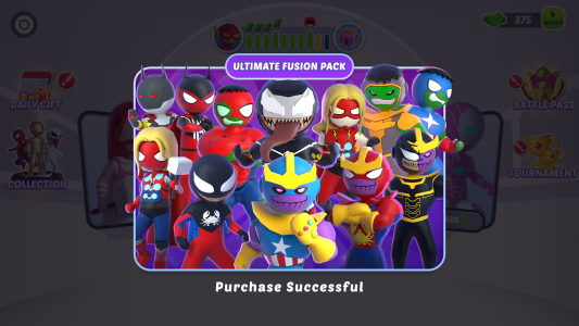 اسکرین شات 3 بازی Stick Hero: Comic Superhero