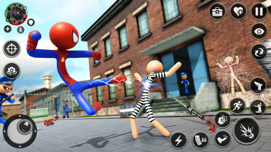 اسکرین شات بازی Spider Stick Hero Prison Break 8