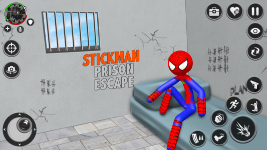 اسکرین شات بازی Spider Stick Hero Prison Break 3