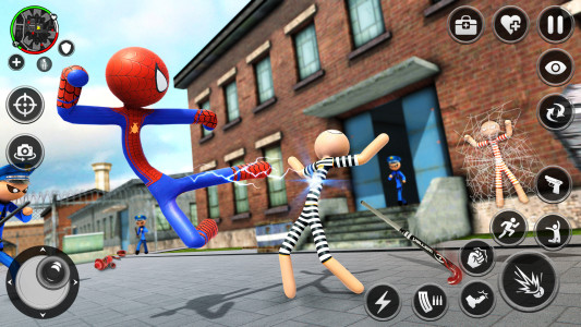 اسکرین شات 5 بازی Spider Stick Hero Prison Break
