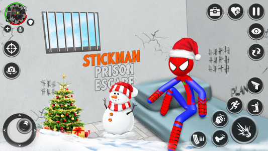 اسکرین شات بازی Spider Stickman Prison Break 1