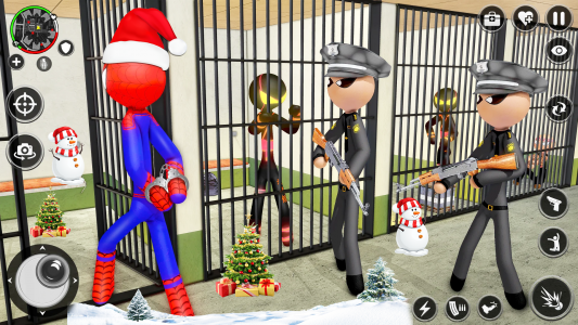اسکرین شات بازی Spider Stickman Prison Break 4