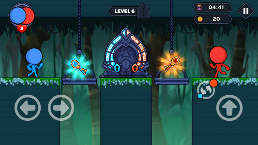 اسکرین شات 4 بازی Stick Red Blue: Horror Escape