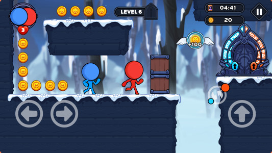 اسکرین شات 2 بازی Stick Red Blue: Horror Escape