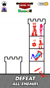 اسکرین شات بازی Stick Tower Hero War 8