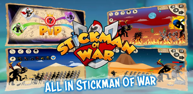 اسکرین شات بازی Stickman Of War - Stick Battle 1