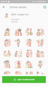 اسکرین شات برنامه Anime Stickers For WASticker 3