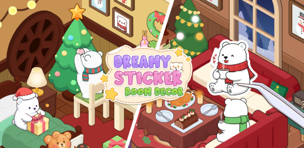 اسکرین شات 1 بازی Dreamy Sticker: Room Decor