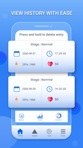 اسکرین شات برنامه Blood Pressure Checker Diary 2