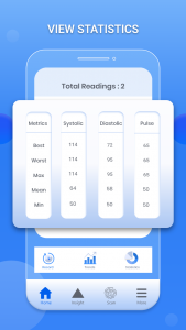 اسکرین شات برنامه Blood Pressure Checker Diary 3