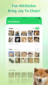 اسکرین شات برنامه fun WASticker 1