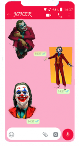 اسکرین شات برنامه 💯 Jokers Stickers For Whatsapp 2019 💯 2