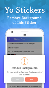 اسکرین شات برنامه Yo Stickers : sticker maker 3