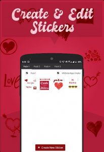 اسکرین شات برنامه Sticker Create - Create Stickers For WhatsApp 1