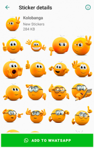 اسکرین شات برنامه WAStickerApps Emoji Stickers 😂 3