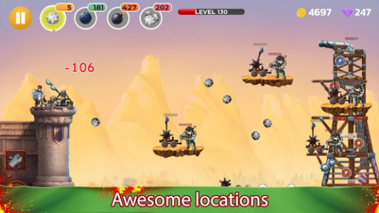 اسکرین شات بازی Stickman Catapult - Epic War 4