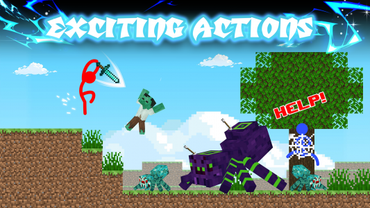اسکرین شات 5 بازی Block Fight Craft Adventure