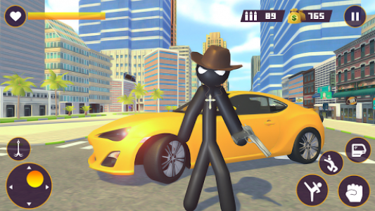 اسکرین شات بازی Stickman Criminal Gangster Mafia City 1
