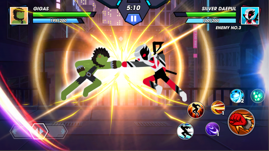 اسکرین شات بازی Stickman Hero Fight 1