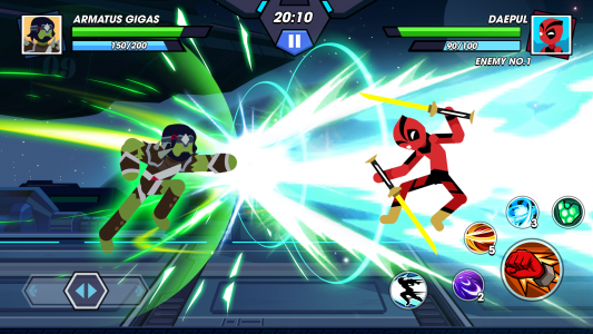 اسکرین شات بازی Stickman Hero Fight 5