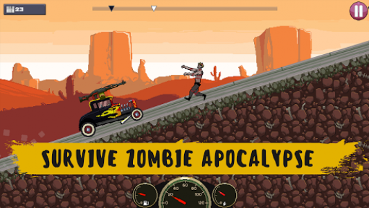 اسکرین شات بازی Drive or Die🧟 - Zombie Pixel Earn to Epic Racing 1