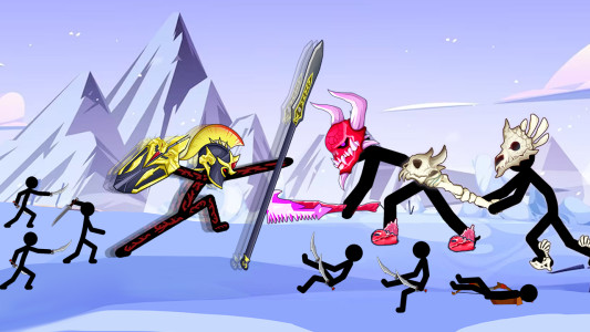 اسکرین شات 1 بازی Stick Giant: Army Battle