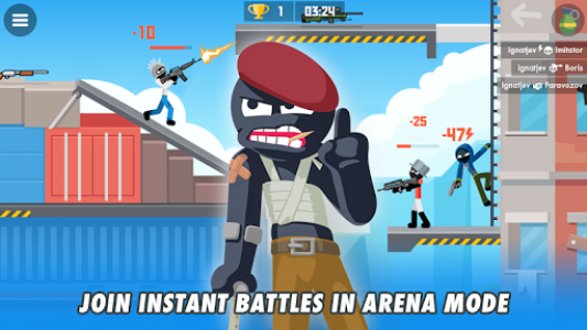اسکرین شات بازی Stickman Combats: Multiplayer Stick Battle Shooter 6