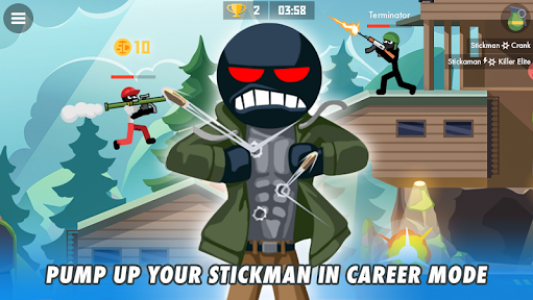 اسکرین شات بازی Stickman Combats: Multiplayer Stick Battle Shooter 7