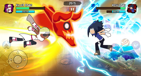 اسکرین شات بازی Stickman Ninja Fight 4