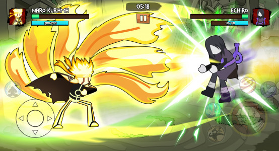 اسکرین شات 2 بازی Stick Ninja Fight