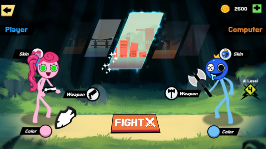 اسکرین شات بازی Stickman Fight Battle 5