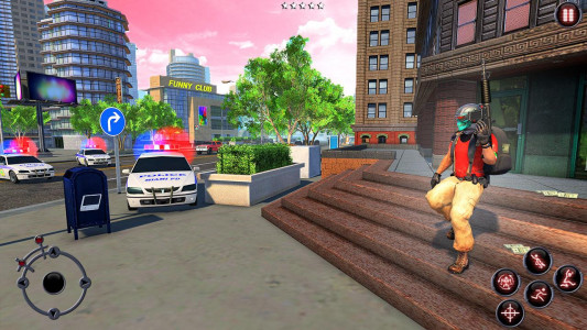 اسکرین شات برنامه Rope Amazing Hero Crime City Simulator 4