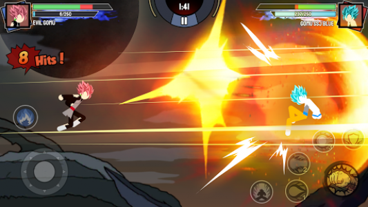 اسکرین شات بازی Stickman Warriors - Super Dragon Shadow Fight 5