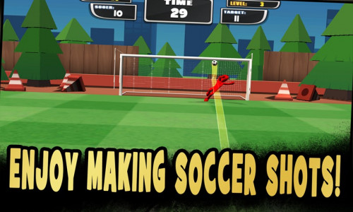 اسکرین شات بازی Stickman Freekick Soccer Hero 2