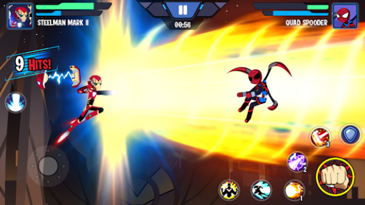 اسکرین شات بازی Stickman Superhero - Super Stick Heroes Fight 4