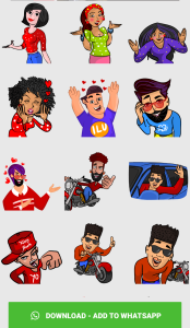 اسکرین شات 4 برنامه Diwali Stickers Sticker Maker