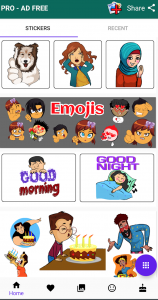 اسکرین شات برنامه Animated Stickers Maker, Text Stickers & GIF Maker 2