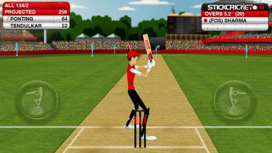 اسکرین شات بازی Stick Cricket Classic 1