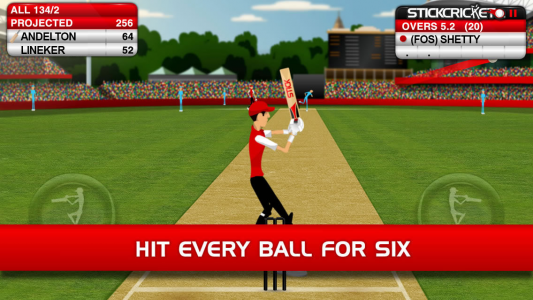 اسکرین شات بازی Stick Cricket Classic 1